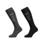 Barts Twin Pack Ski Socks, Anthracite & Black