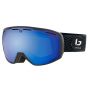Bolle Laika Adult Ski Goggles, Matte Black Waves with Phantom+ Lens 