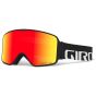 GIRO Method Black Wordmark Vivid Ember/Vivid Infrared (2 Lenses) ski goggles