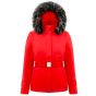 Poivre Blanc Stretch Womens Ski Jacket - Scarlet Red XS, S