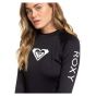 Roxy Whole Hearted Womens Long Sleeve Rash Vest - Anthracite