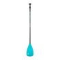 Two Bare Feet 2 Piece Fibreglass Hybrid SUP Paddle (Teal)