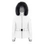 Poivre Blanc Womens Hybrid Stretch Ski Jacket - White