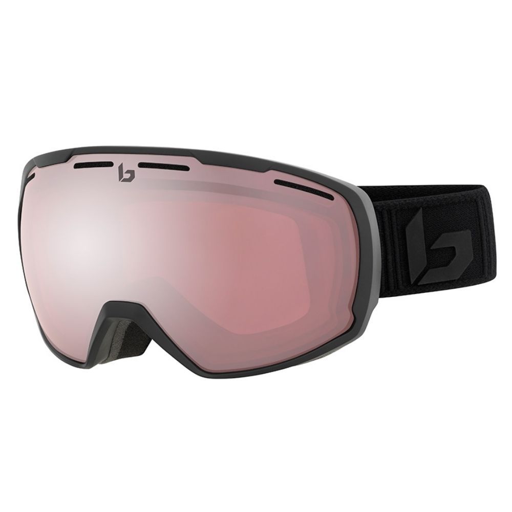 Bolle ZG OTG Shiny Black Ski Goggles - Vermillon Gun Lens