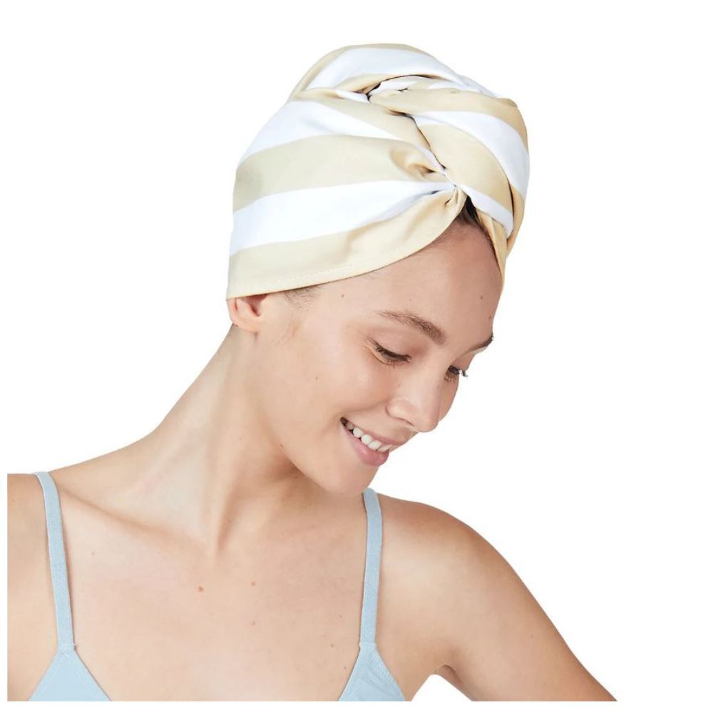 Dock & Bay Hair Wrap Quick Dry and Absorbent - Bora Bora Beige