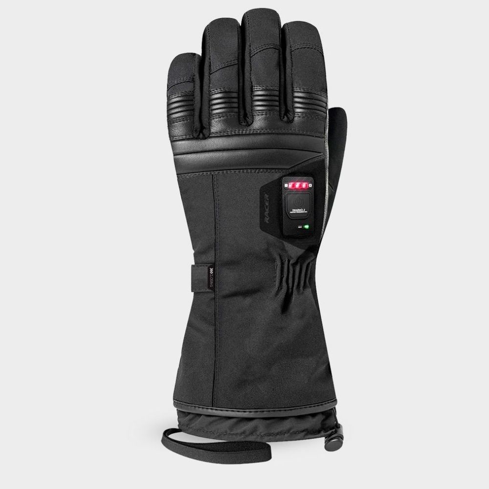 Racer Mens Heated Ski Gloves - Connectic 4 Save 40% Size 10 only