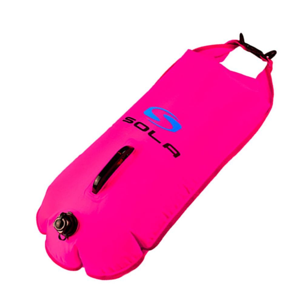 Sola Swim Buoy Double Chamber Dry Bag 28l - Pink
