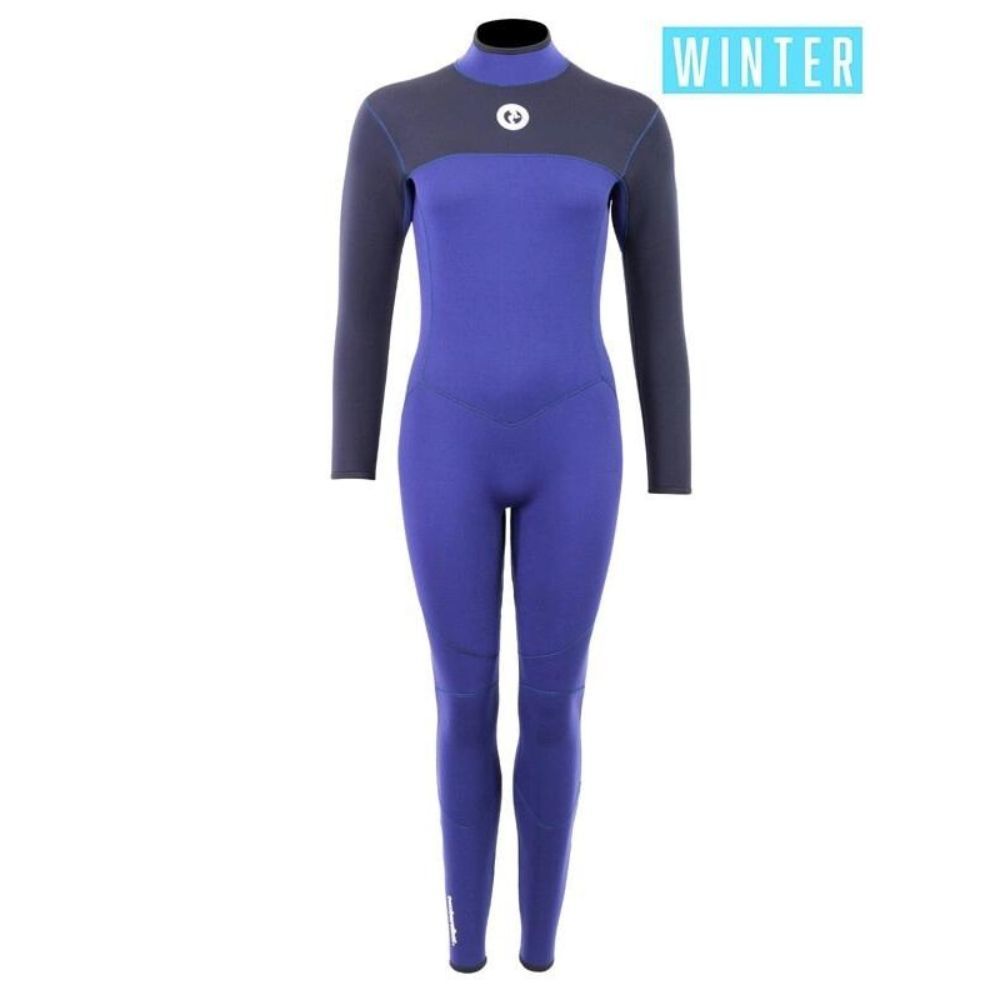 Two Bare Feet Thunderclap 5/4mm Womens Winter Wetsuit - Navy