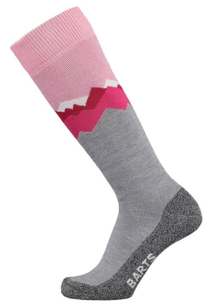 Barts Comfort Ski Socks Mountains - Pink