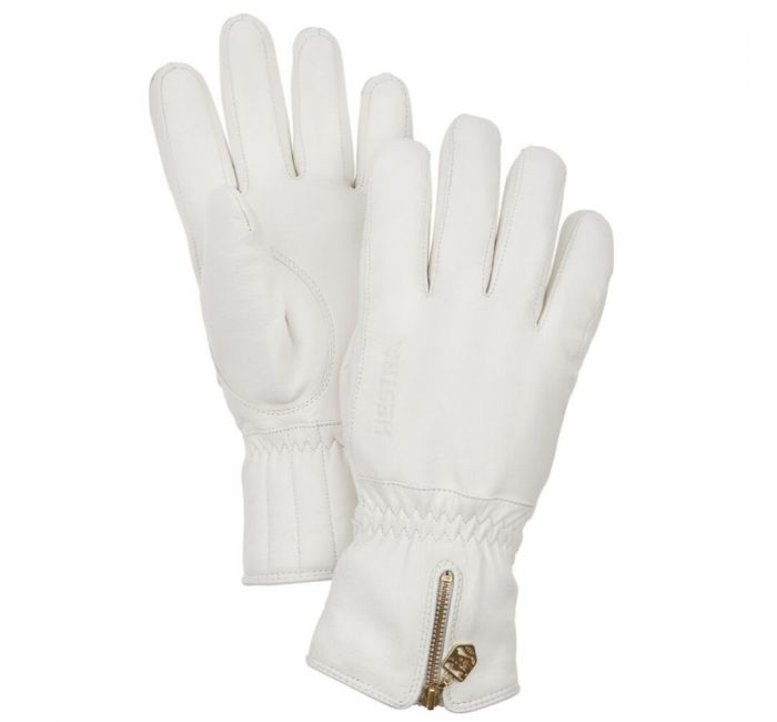 Hestra Leather Swisswool 5 Finger Ski Glove