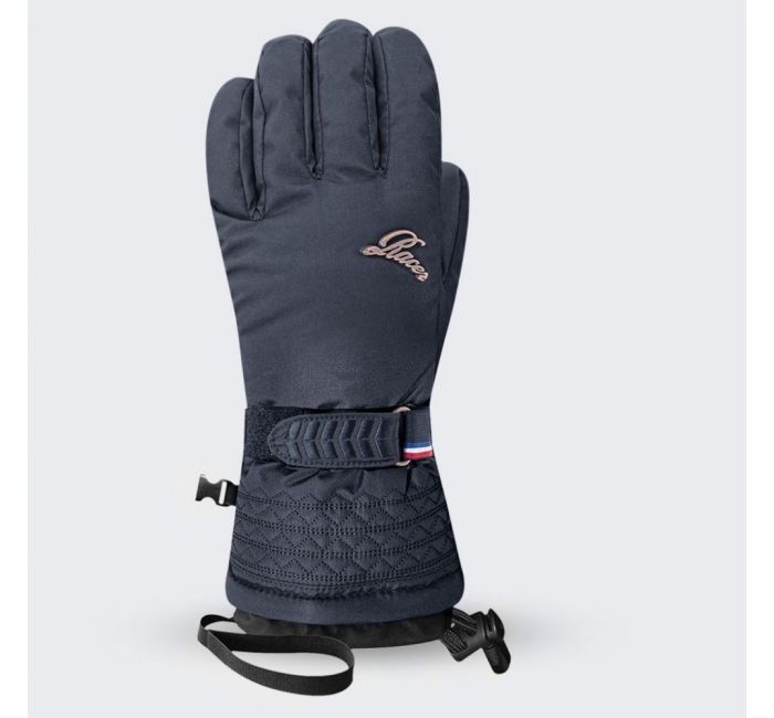 Racer GELY3 womens ski gloves, navy