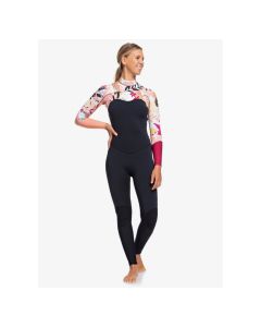 Roxy Womens Pop Surf 3/2mm Chest Zip Wetsuit - UK14 only save 50%