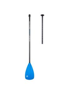 Two Bare Feet 2 Piece Fibreglass Hybrid SUP Paddle (Blue)