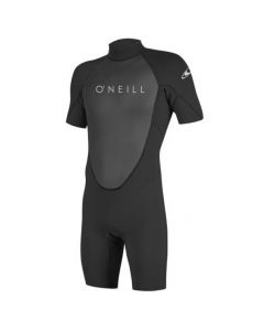 O'Neill Reactor-II 2mm Mens Shorty Wetsuit - Black/Black