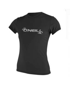 O'Neill Skins S/S Womens Rash Vest  - Black