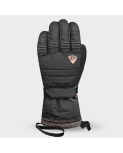 Racer Womens Ski Gloves - Black