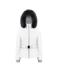 Poivre Blanc Womens Hybrid Stretch Ski Jacket - White
